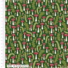 100% Cotton Fabric The Craft Cotton Co Nightfall Forest Funghi & Fern 112cm Wide
