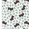 100% Cotton Fabric The Craft Cotton Co Frosty Paws Scotty & Holly 112cm Wide