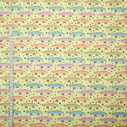 Polycotton Fabric Crocodile...