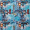 100% Digital Cotton Fabric | Little Johnny | London Scene - Winter | 150cm Wide