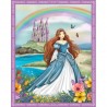100% Cotton Fabric | Nutex | Princess Dreams - Panel | Approx. 90cm x 112cm