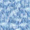 100% Cotton Digital Fabric Timeless Treasures Frost Winter Scenic 112cm Wide