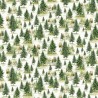 100% Cotton Digital Fabric Timeless Treasures Winter Evergreen 112cm Wide