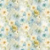 100% Cotton Digital Fabric Timeless Treasures Daisy Bloom Watercolour 112cm Wide