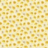 100% Cotton Digital Fabric Timeless Treasures Packed Daisy Yellow 112cm Wide