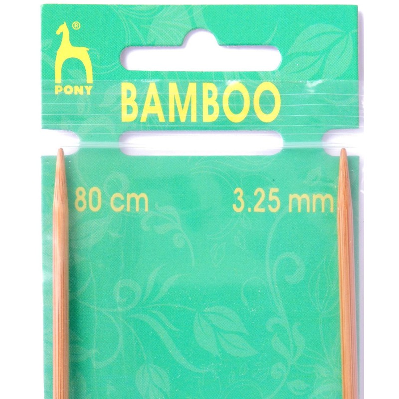 Pony Bamboo Circular Knitting Pins 80cm Sewing  