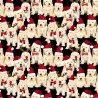 100% Cotton Digital Fabric Timeless Treasures Holiday Lab Puppies 112cm Wide