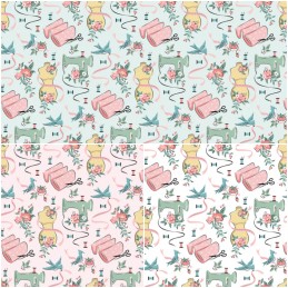 100% Cotton Fabric Nutex...