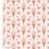 100% Cotton Fabric The Craft Cotton Co Deco Blooms Bursting Buds 112cm Wide