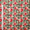 100% Digital Cotton Fabric Mindy Digital Floral Check Dixon Street 150cm Wide