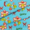 (REMNANT) 100% Cotton The Grinch Dr Seuss Christmas Fabric Approx 42cm x 110cm