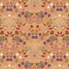 (REMNANT) 100% Cotton Fabric Lewis & Irene Berry Thief Animal Burnt Orange Approx 24cm x 112cm