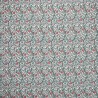 (REMNANT) 100% Cotton Digital Fabric William Morris Sweet Briar Flowers Floral Approx 53cm x 57cm
