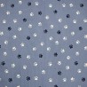 (REMNANT) Crafty Canvas Cotton Rich Half Panama Fabric Paw Print Dogs Animals Approx 98cm x 137cm