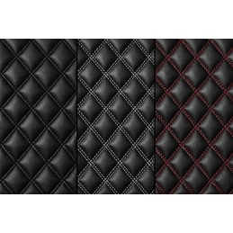 Stitched Vinyl Faux Quilted...