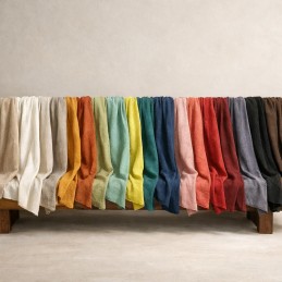 Washed Linen Look Fabric...