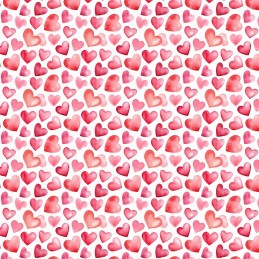 Polycotton Fabric Hearts...