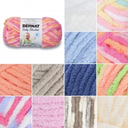 Bernat Supersoft Super Chunky Baby Blanket Polyester Knit Knitting Crochet Crafts 100g Ball