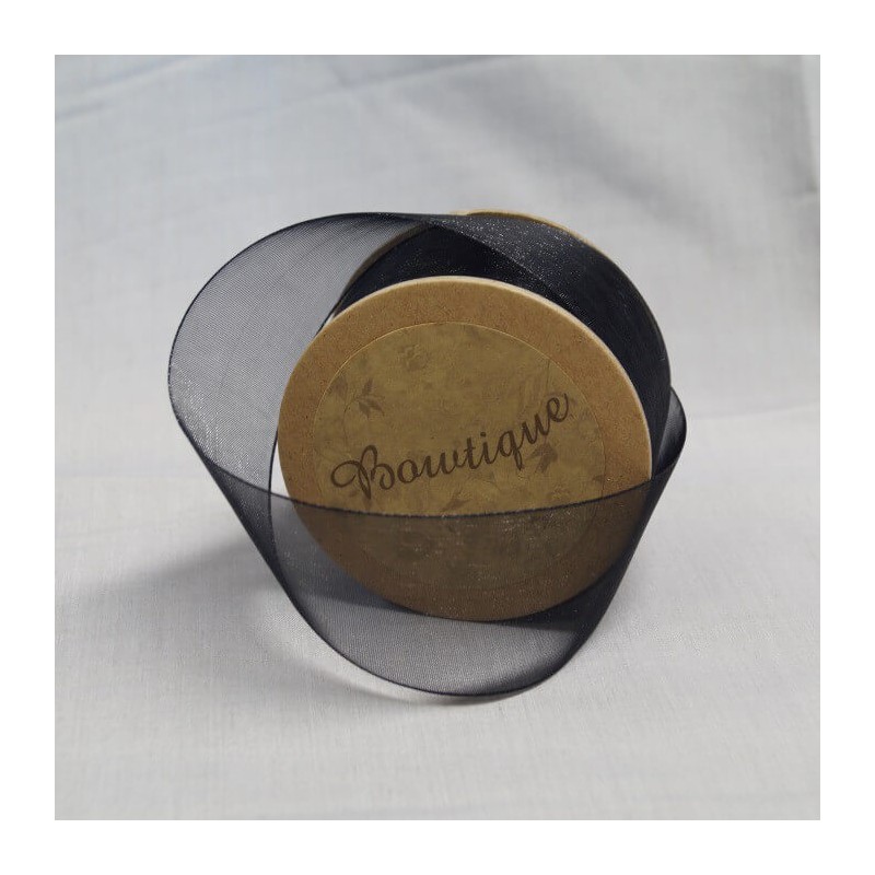 Bowtique Vintage Organdy Sheer Ribbon 25mm x 5m Reel