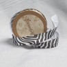 Bowtique Vintage Zebra Tiger Print Satin Ribbon 15mm x 5m Reel