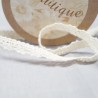 Bowtique Vintage Cotton Lace Detail Trim Ribbon 10mm x 5m Reel