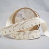 Bowtique Natural Cotton Measuring Tape Ribbon 15mm x 5m Reel