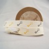 Bowtique Natural Cotton Key To My Heart Ribbon 15mm x 5m Reel