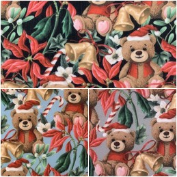 Polycotton Fabric Christmas...
