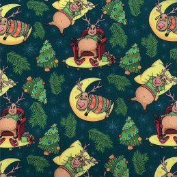 Polycotton Fabric Christmas...