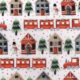 Polycotton Fabric Christmas...