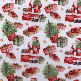 Polycotton Fabric Christmas...