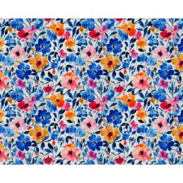 Polycotton Fabric Blossoms...