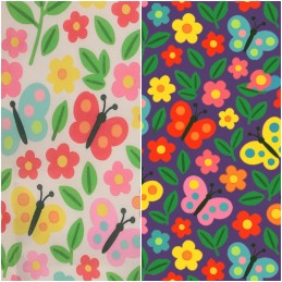 Polycotton Fabric Butterfly...