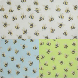 Polycotton Fabric Honey Bee...