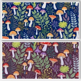 Polycotton Fabric Woodland...