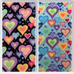 Polycotton Fabric Rainbow...