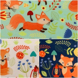 Polycotton Fabric Woodland...