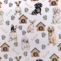 Polycotton Fabric Dogs &...