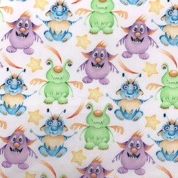 Polycotton Fabric Cute...