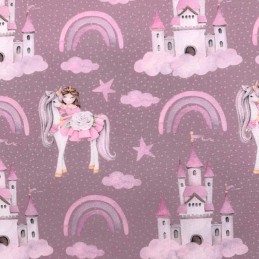 Polycotton Fabric Unicorn...