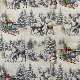 Tapestry Fabric Christmas...