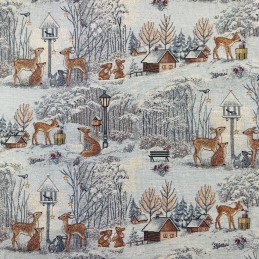 Tapestry Fabric Christmas...