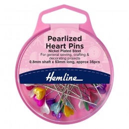 Hemline Pearlized Heart...