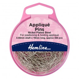 Hemline Appliqué Pins 19mm...
