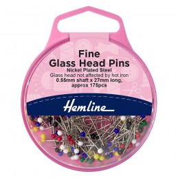 Hemline Fine Glass Head...