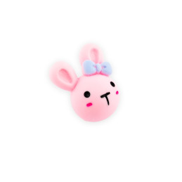 33mm Pink Rabbit Head...