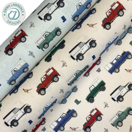 100% Cotton Linen Look...