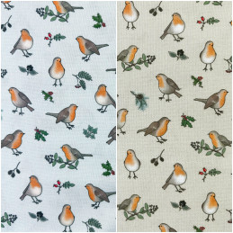 100% Cotton Linen Look...
