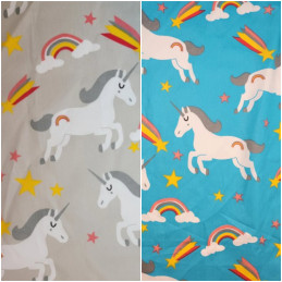 100% Cotton Fabric Unicorns...
