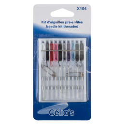 Pre-Threaded Sewing Needles...